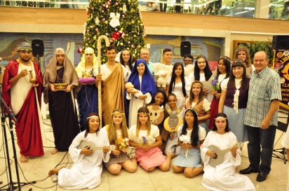 Imagem da notícia 'Coral da Guarda Mirim se apresentou no Shopping Center Rio Claro'