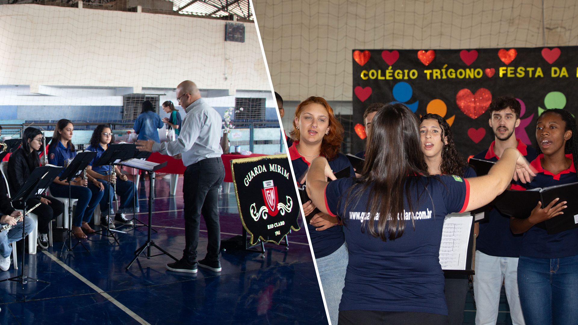 Imagem da notícia 'Banda e Coral se apresentaram em evento no CSU Mitiko Nevoeiro'