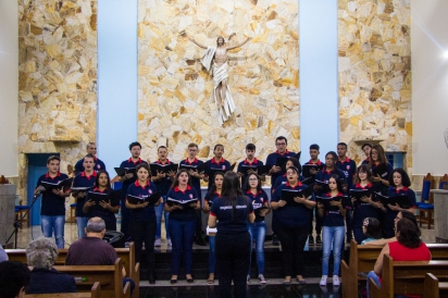 Imagem da notícia 'Coral se apresenta na Igreja Imaculado Coração de Maria'