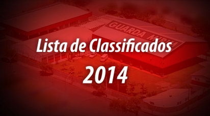 Imagem da notícia 'Lista dos classificados 2014'