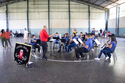 Imagem da notícia 'Banda Musical se apresentou no Projeto Panorama'