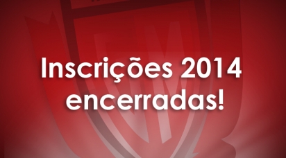 Imagem da notícia 'Inscrições 2014 encerradas!'