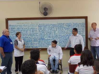 Imagem da notícia 'Vereadores  visitam a Guarda Mirim Rio Claro'