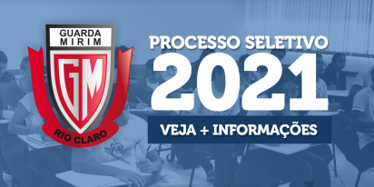 Imagem da notícia 'PROCESSO SELETIVO GUARDA MIRIM 2021'